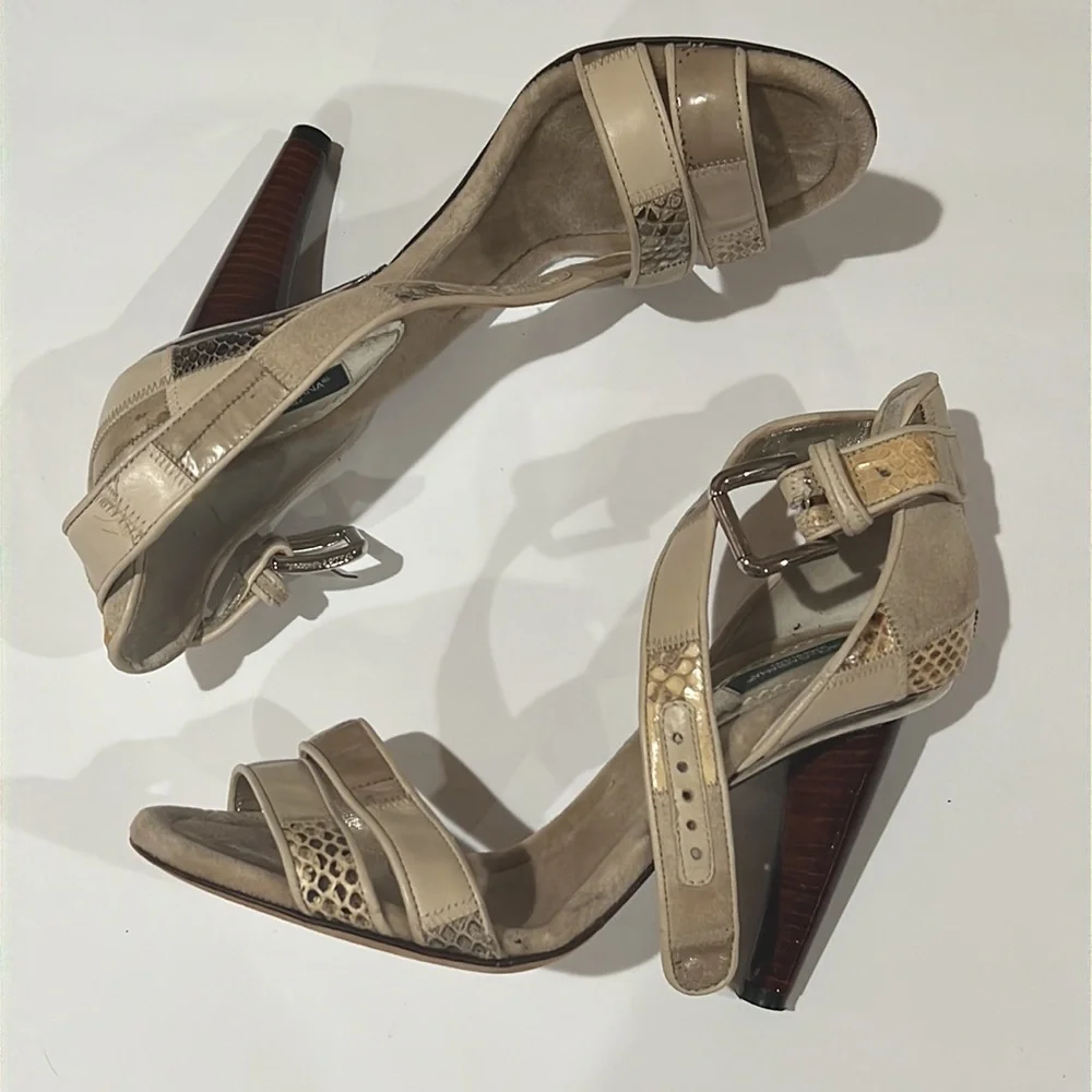 Dolce & Gabbana cream heels - Picture 6 of 8